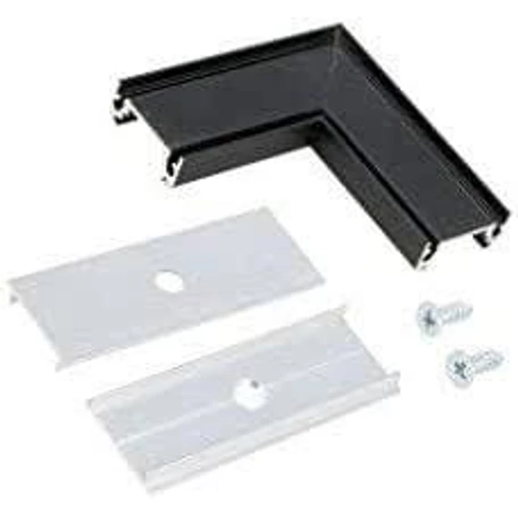 Led szalaghoz fekete profil Surface10 sarok elem  (77410021)