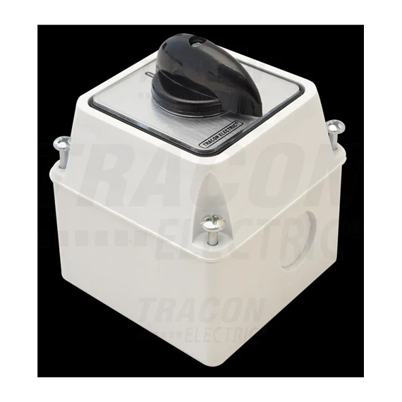 Tokozott kézikapcsoló 2P be-ki IP65 (TK-206/2T65)
