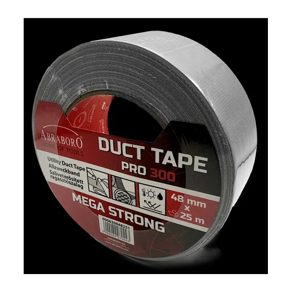Ragasztószalag szöveterősítésű 25mx48mm Duct Tape Abraboro (090630048251)