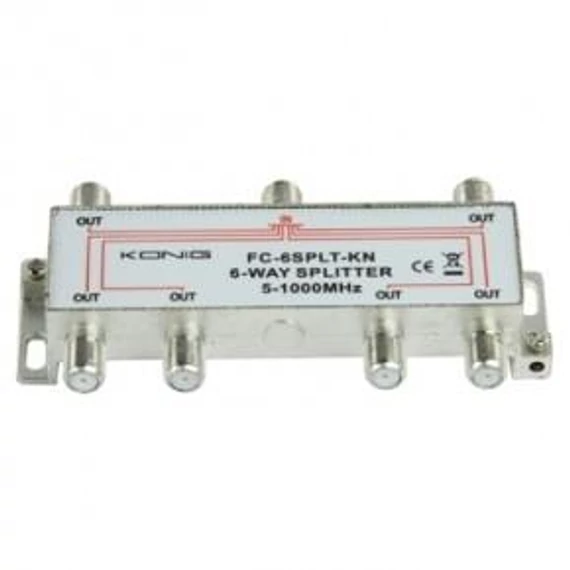 Koax 6 utas (FC-6SPLT-KN)