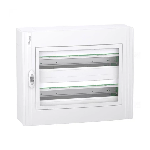 PRISMASET XS Szekrény, átlátszó ajtó, falon kívüli, 2x24 modul, PEN LVSXR224 Schneider
