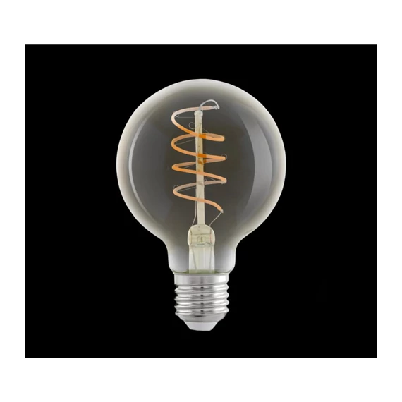 LED izzó E27-LED-G80 270lm 2200K borostyán (110075) EGLO 