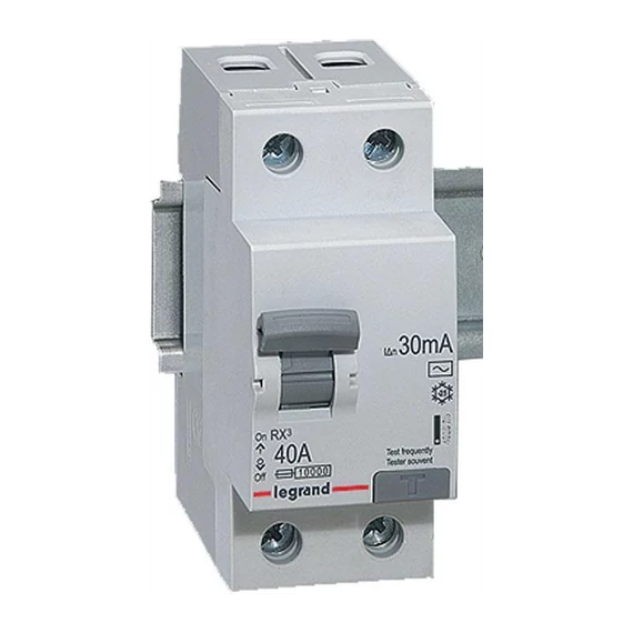Fi-relé RX3 2P 40A 30mA A típus (L402037)