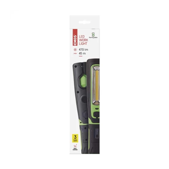 Led lámpa akkumulátoros 3W Cob +1W LED   
