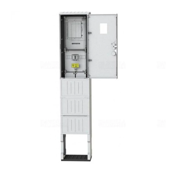 PVT-K-L Fm-40 földbe ásható fogym. szekrény, 1 vagy 3 fázisú mérőhöz, földk. csatl., 80A mindennapszaki CSP21.ES118(PVT-K-L-Fm-40)-K-M63.80A