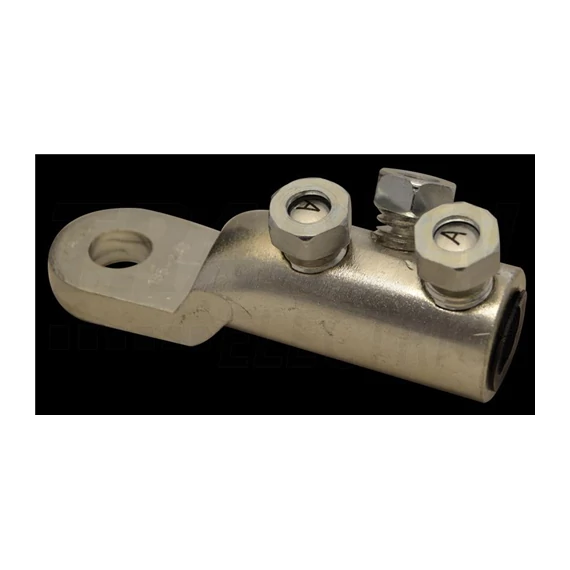 Szakadófejes csavaros alumínium szemes csősaru 185-240mm2 M16 (AS185-240CS16)