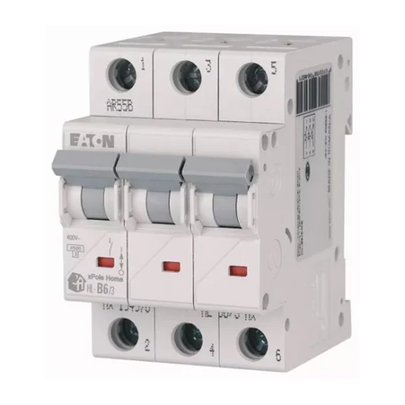 EATON kismegszak. 3P 50A C 4,5kA HL-C50/3 xPole (194796)