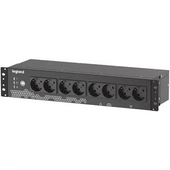 Szünetmentes elosztósor 800VA 480W BEM:C14 alj+ KIM: 8xSCH.+USB-B (L311018)