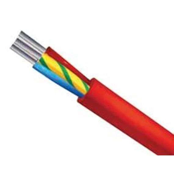 Szilikon kábel 3x2,5mm2 vörös (SIHF3x2,5) 