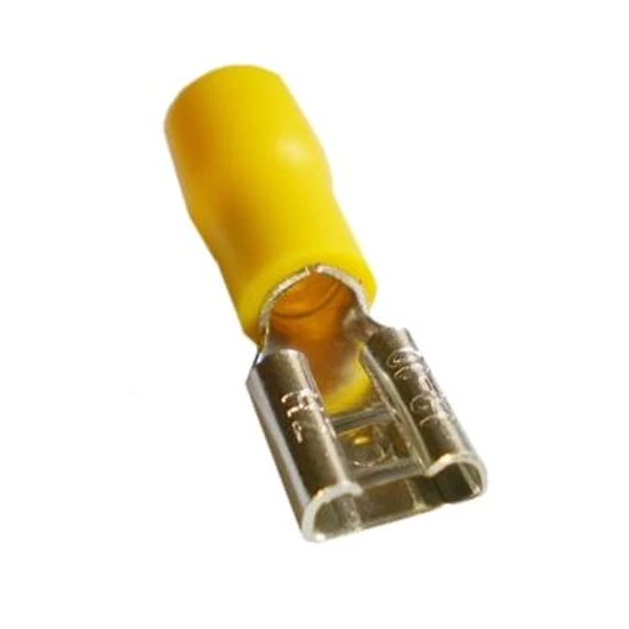 Haupa csúszósaru hüvely 4-6mm2/6,3x0,8 szigetelt (260396)