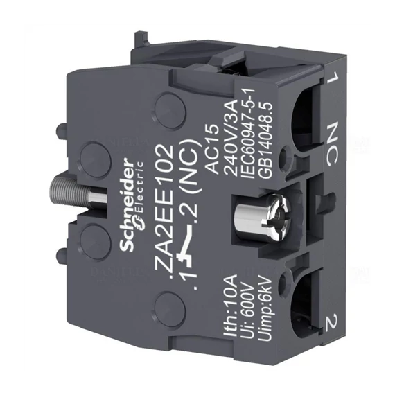 ZA2-EE102 Harmony Easy Series D22 Érintkező blokk, 1NC 3A Schneider