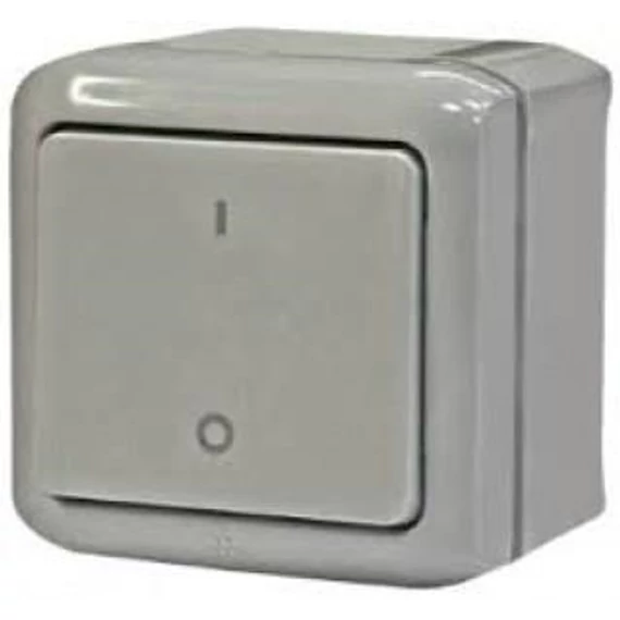 Forix 102 IP44 kétpólusú kapcs. szürke (782386)