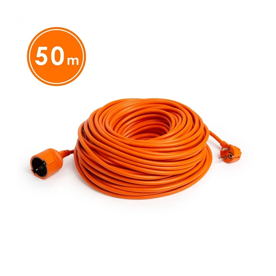 Hosszabbító 50m 3x1,5mm2 feketer/narancs Globiz 