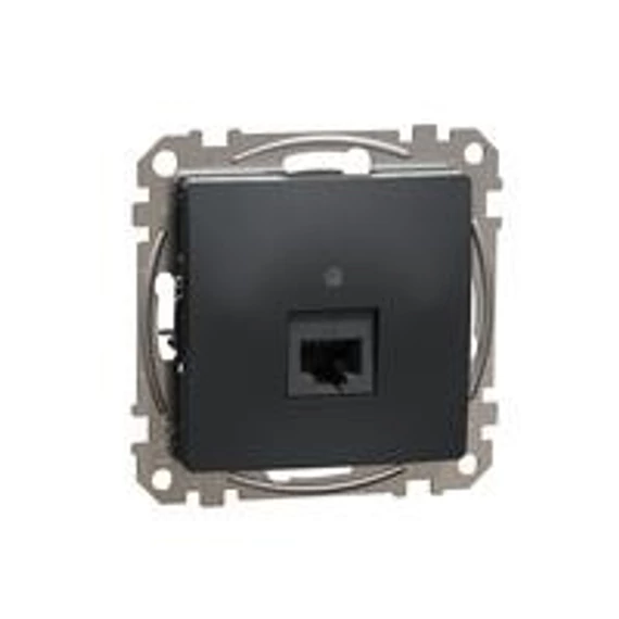 Új Sedna 1xRJ45 Cat5e UTP aljzat, antracit SDD114451 Schneider