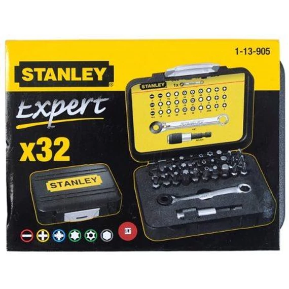 BITfej készlet 32 részes 25mm STANLEY 