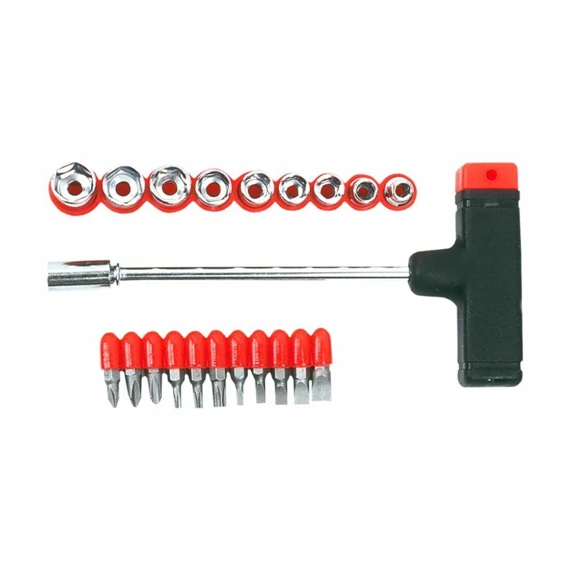 Csavarhúzó T +dugók TOP TOOLS (39D385)