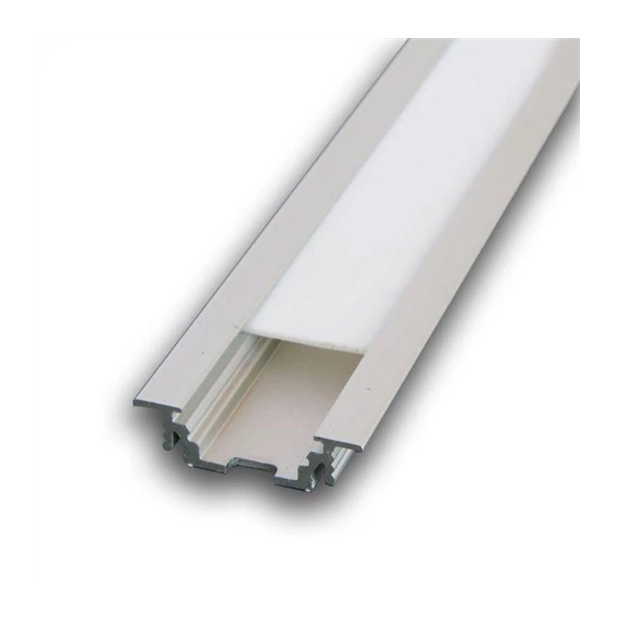 Led szalaghoz alu profil 10mm natur alu süllyeszthető GROOVE 2m/szál (76210000)
