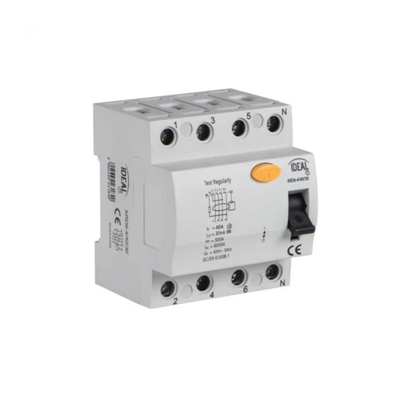 Fi-relé KRD6-4/40/30 AC-típus (23184)
