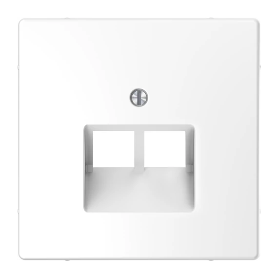 MERTEN D-life fedlap 2xRJ45 aljzathoz lótuszfehér  MTN4522-6035