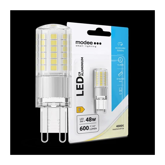 Modee LED izzó G9 5W 4000K 600lm (ML-G9A4000K5WNB1) 