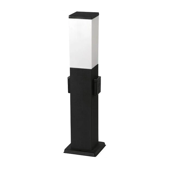 Kültéri álló 50cm, 60W + dugalj, matt fekete Bonn (008339)