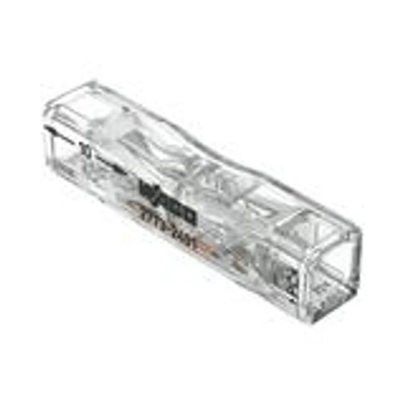Vezetékösszekötő 2-pólus 0.75-4mm2 20A 300V natúr Push Wire WAGO (2773-2401)