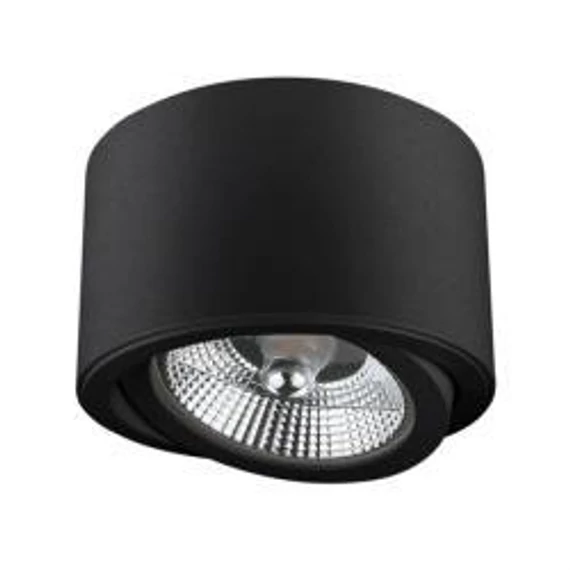 LED lámpa kerek fekete billenthető IP20 GU10 Chloe AR111 (SLIP005013)