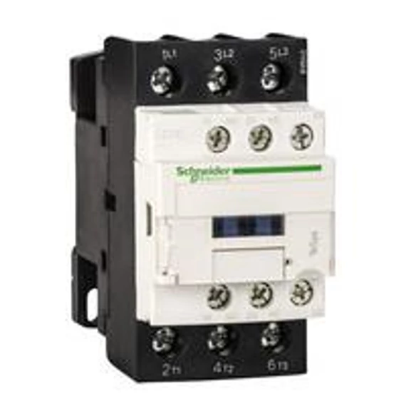Mágneskapcs. 38A/18,5kW 230V AC 1Z+1NY (400V, AC3) csavaros 50/60Hz TeSys D LC1D38P7 (LC1D38P7)Schneider