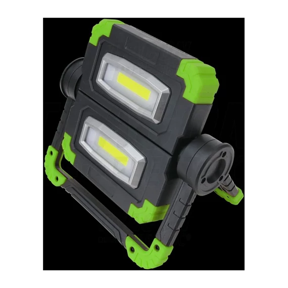 Akkumulátoros LED szerelő reflektor 20W, 6500K, 3,7V, 5000mAh, Li-Ion, 85 lm, 4h, IP43