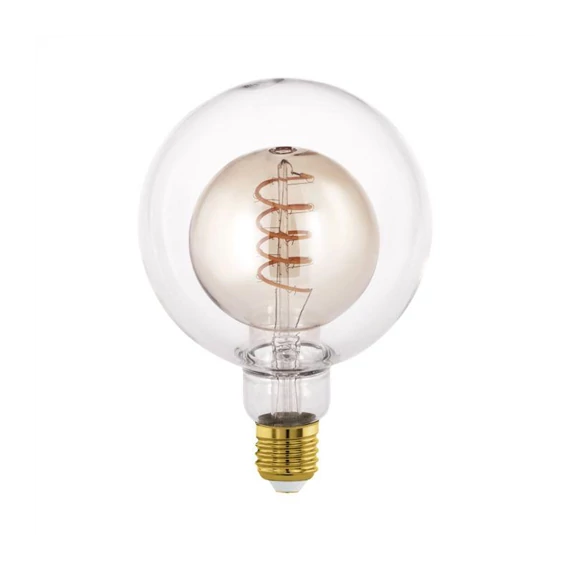 LED izzó E27 G125 4W 2000K 200lm amber (110258)