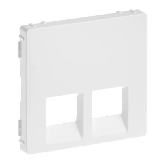 Valena Life 2xRJ45/RJ11 csatlakozóaljzat fedlap fehér (755420)
