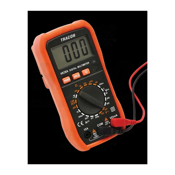 Multiméter digitális DCV,ACV,DCA,OHM,diode check,NCV,signal Tracon (HK36A)