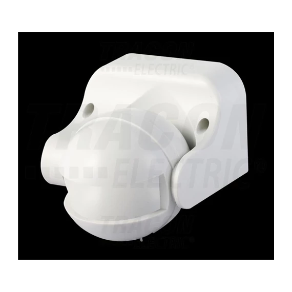 Mozgásérzékelő fali fehér 180°, 230V, 10s-12min, IP44, mikrohullámos (TMB-152R)