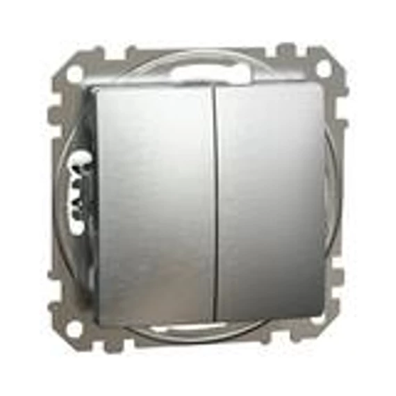 Új Sedna 105 2x1P csillárkapcsoló betét adapterrel süllyesztett rugós IP20 Schneider (SDD170105)