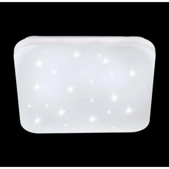 Menny LED 14,6W 3000K 1600lm 33x33cm fehér/kris. Frania-S (97882)