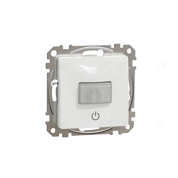 Új Sedna mozgásérzékelő nyomóval 10A fehér 2200W IP20 sülly. (SDD111504)