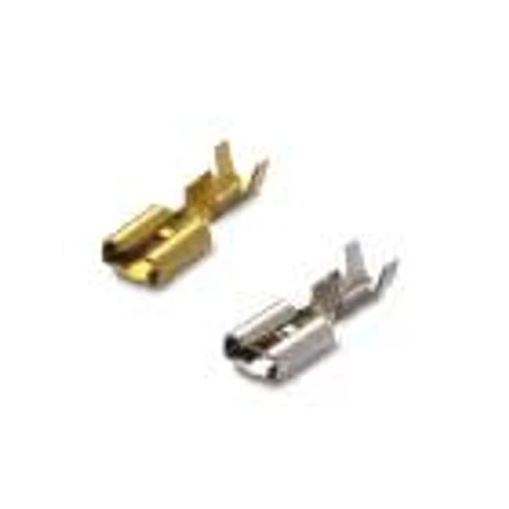 BM Csúszóhüvely 6,3X0,8 2,5mm2 sziglen. ónozott réz (BM 01291)