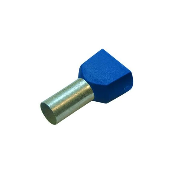 Haupa szig.érvéghüvely iker 2x16mm2 16mm kék (270799)
