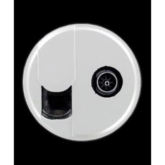 Céliane Rj45 + Tv burkolat fehér (68239)