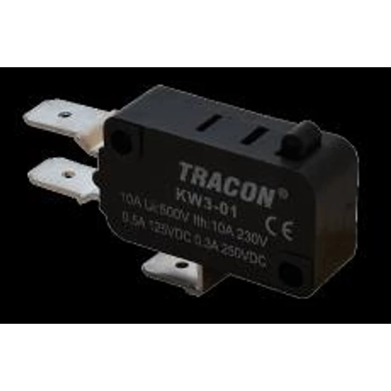 Mikrokapcsoló 250V 10A (KW3-01)