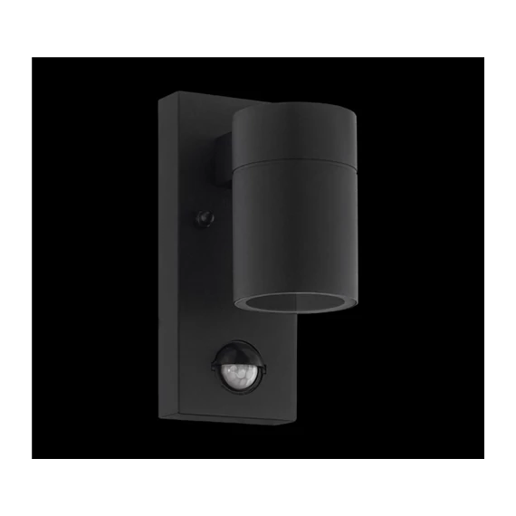 Fali kültéri LED GU10 3W fekete IP44 szenz. Riga5 (99571) Kifutott