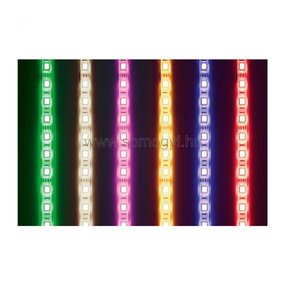 LED szalag szett RGB 5m 150LED zenére villogó (LS5000SOUND)