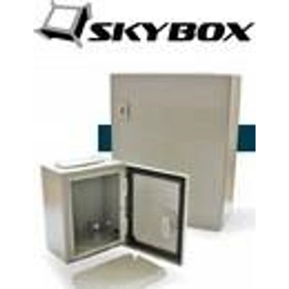 Fémszekrény 500x400x200 Skybox MB-5040D200-SDL szerelőlappal 