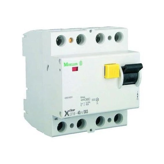 EATON Fi-relé 4P 25A 30mA A-típus 6kA PF6-25/4/003-A (235780) (194687)(112930)