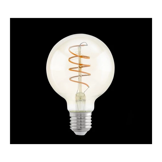 LED izzó E27-LED-G80 2200K Spiral EGLO (11722)