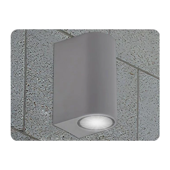 LED kültéri lámpa GU10 IP54 szürke fel/le világító PARETE (SLIP007008)