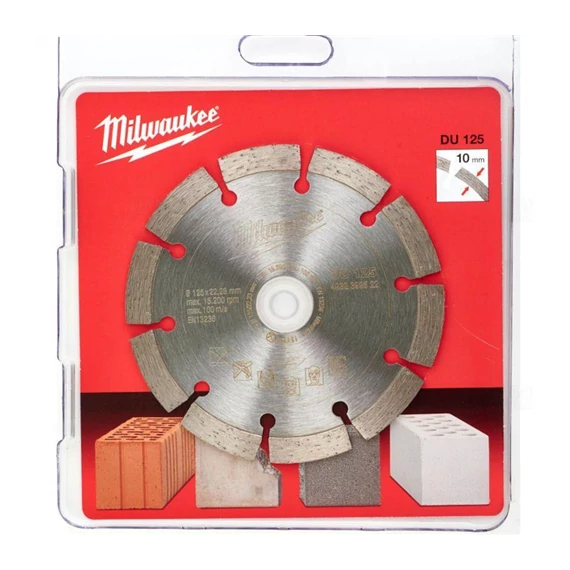 Milwaukee Gyémánt vágótárcsa DU 125x22,2mm (4932399522)