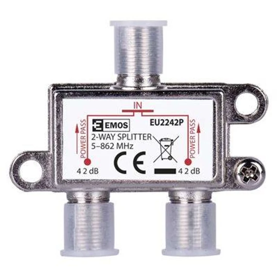 Koax elosztó 2/ 5-2500Mhz 1556  eu2242p