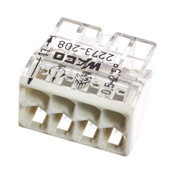 Vezetékösszekötő 8x0,5-2,5mm2 Wago (2273-208)