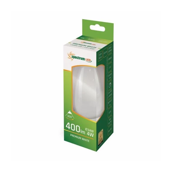Led izzó gyertya E14 4W 230V NW COG 410lm (WOJ14333)